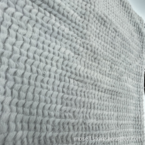 Side Opening Winter Fluffy Lumbar Pillow Cover